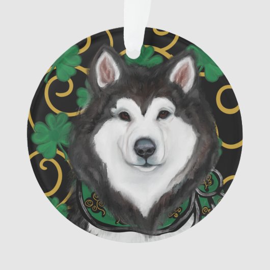 Alaskan Malamute Ornament (voorkant)
