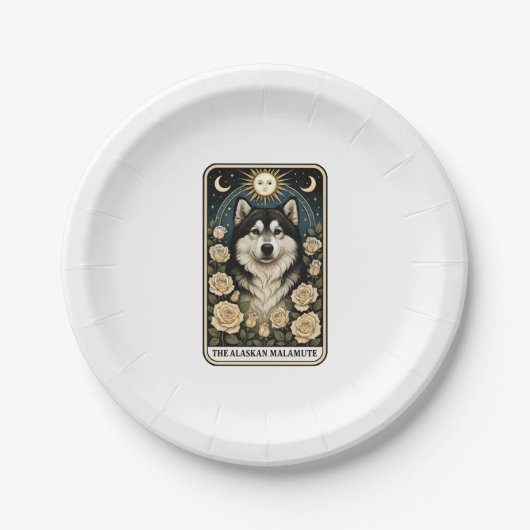Alaskan Malamute Papieren Bordje (Voorkant)