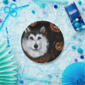 Alaskan Malamute Papieren Bordje (Feest)