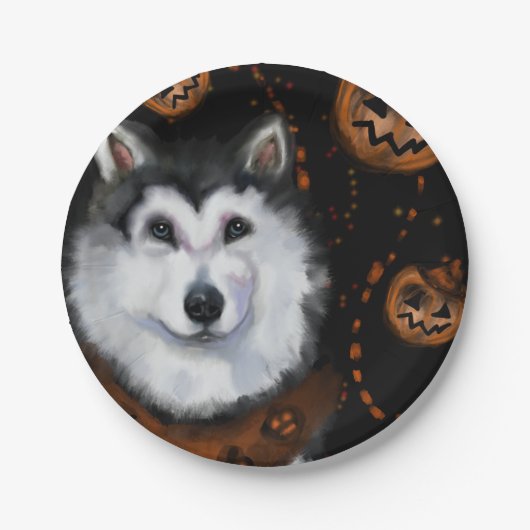 Alaskan Malamute Papieren Bordje (Voorkant)