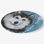 Alaskan Malamute Papieren Bordje (Gekanteld)