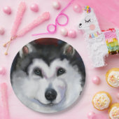 ALASKAN MALAMUTE PAPIEREN BORDJE (Feest)