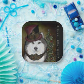 Alaskan Malamute Papieren Bordje (Feest)