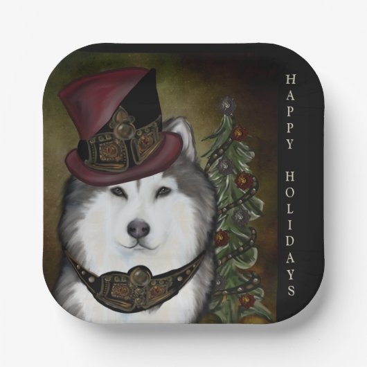 Alaskan Malamute Papieren Bordje (Voorkant)
