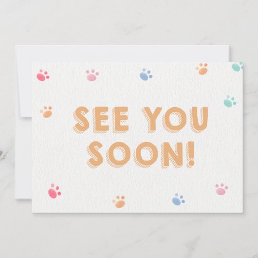 Alaskan Malamute Pawty Puppy Verjaardag Roze Foto Kaart (Achterkant)