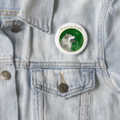Alaskan Malamute Peace Ronde Button 5,7 Cm (In situ)