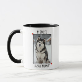 Alaskan Malamute Personalized Photo Dog Lover Mok
