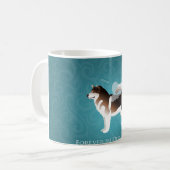 Alaskan Malamute Pet Loss Design Koffiemok (Voorkant links)