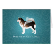 Alaskan Malamute Pet verliest sympathie (Voorkant Horizontaal)