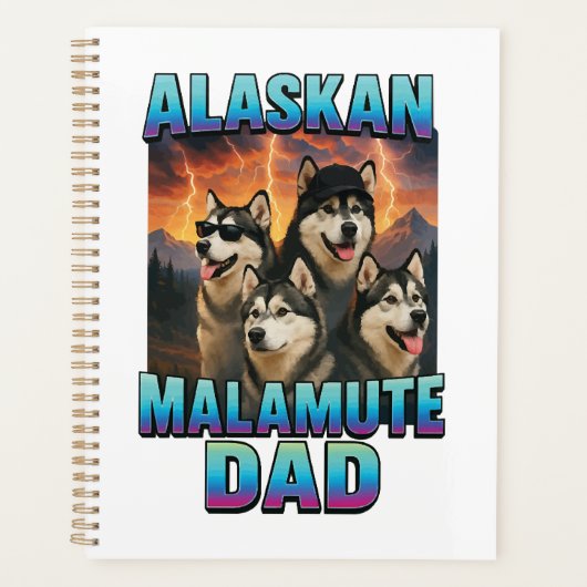 Alaskan Malamute Planner (Voorkant)