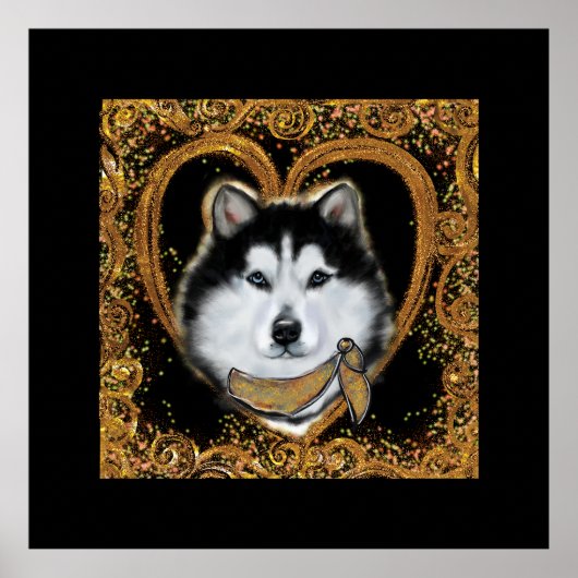 Alaskan Malamute Poster (Voorkant)