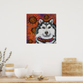 ALASKAN MALAMUTE POSTER (Keuken)