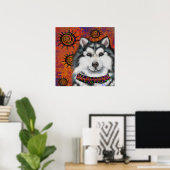 ALASKAN MALAMUTE POSTER (Thuiskantoor)