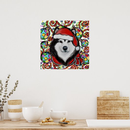 Alaskan Malamute Poster (Keuken)