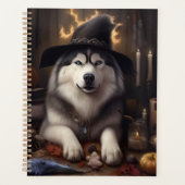 Alaskan Malamute Pumpkins Halloween Scary Planner (Voorkant)