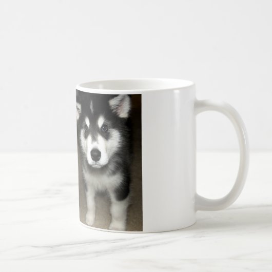 Alaskan malamute pup 3 koffiemok (Rechts)