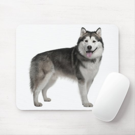Alaskan Malamute Puppy Dog Mousepad Muismat (Met muis)