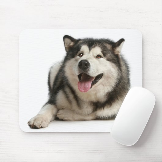 Alaskan Malamute Puppy Dog Mousepad Muismat (Met muis)