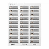Alaskan Malamute retouradreslabels Etiket (Full Sheet)