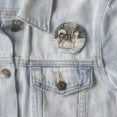 Alaskan Malamute Ronde Button 5,7 Cm (In situ)
