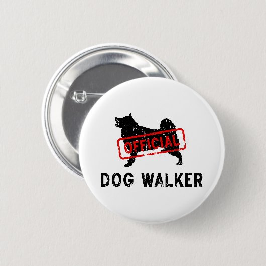 Alaskan Malamute Ronde Button 5,7 Cm (Voorkant /achterkant)