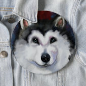 ALASKAN MALAMUTE RONDE BUTTON 6,0 CM (In situ)