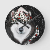 Alaskan Malamute Ronde Klok (Voorkant)