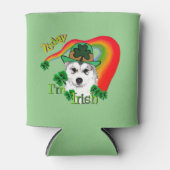 Alaskan Malamute Saint Patricks Day Blikjeskoeler (Voorkant)