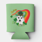 Alaskan Malamute Saint Patricks Day Blikjeskoeler (Achterkant)