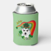 Alaskan Malamute Saint Patricks Day Blikjeskoeler (Blikje Achterkant)