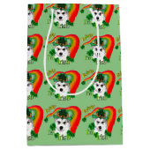 Alaskan Malamute Saint Patricks Day Medium Cadeauzakje (Voorkant)