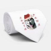 Alaskan Malamute Santa Paws Stropdas (Opgerold)