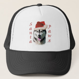 Alaskan Malamute Santa Paws Trucker Pet