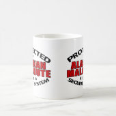 Alaskan Malamute Security Koffiemok (Center)