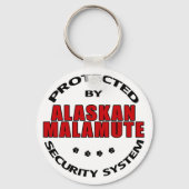 Alaskan Malamute Security Sleutelhanger (Voorkant)