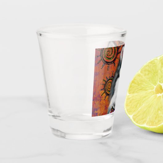 ALASKAN MALAMUTE SHOT GLAS (Links)