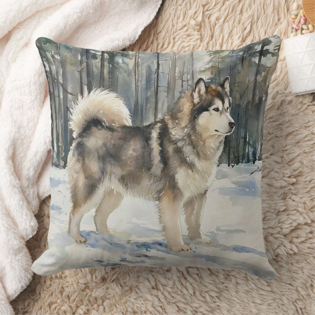 Alaskan Malamute-sieradendoos Kussen (Deken)