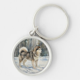 Alaskan Malamute Sleutelhanger