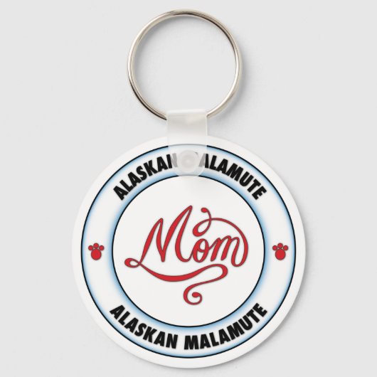 ALASKAN MALAMUTE SLEUTELHANGER (Voorkant)