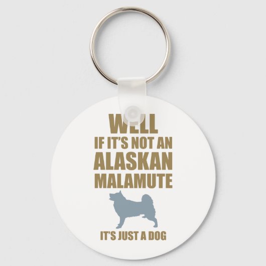 Alaskan Malamute Sleutelhanger (Voorkant)