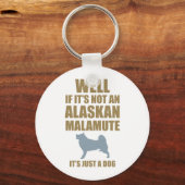 Alaskan Malamute Sleutelhanger (Voorkant)