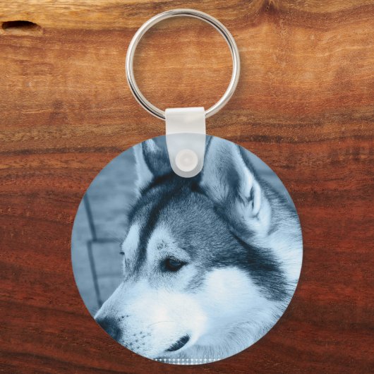 Alaskan Malamute Sleutelhanger (Voorkant)