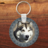 Alaskan Malamute Sleutelhanger (Voorkant)