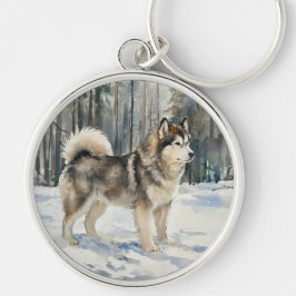 Alaskan Malamute Sleutelhanger