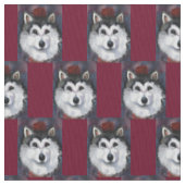Alaskan Malamute Stof (Close Up)