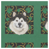 Alaskan Malamute Stof (Close Up)