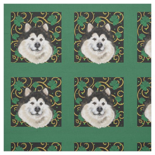 Alaskan Malamute Stof (Swatch)