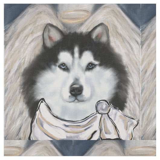 Alaskan Malamute  Stof (Close Up)