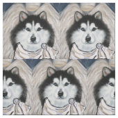 Alaskan Malamute  Stof (Swatch)
