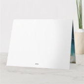 Alaskan Malamute Strand Surfen Schilderij Kaart (Achterkant)